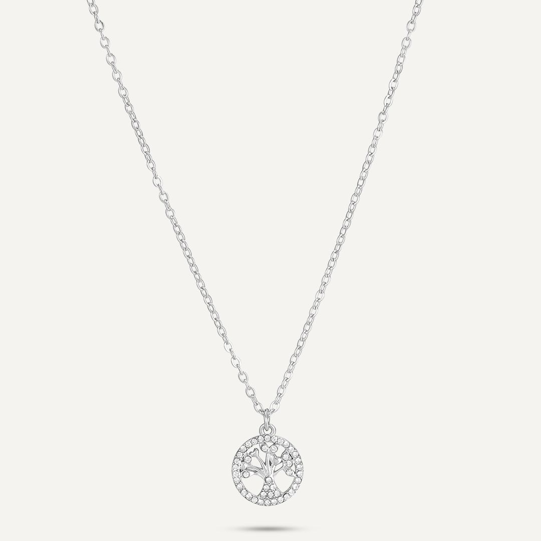 Memories: "CELTIC TREE OF LIFE" | Tree Bracelet | White Gold-Plated