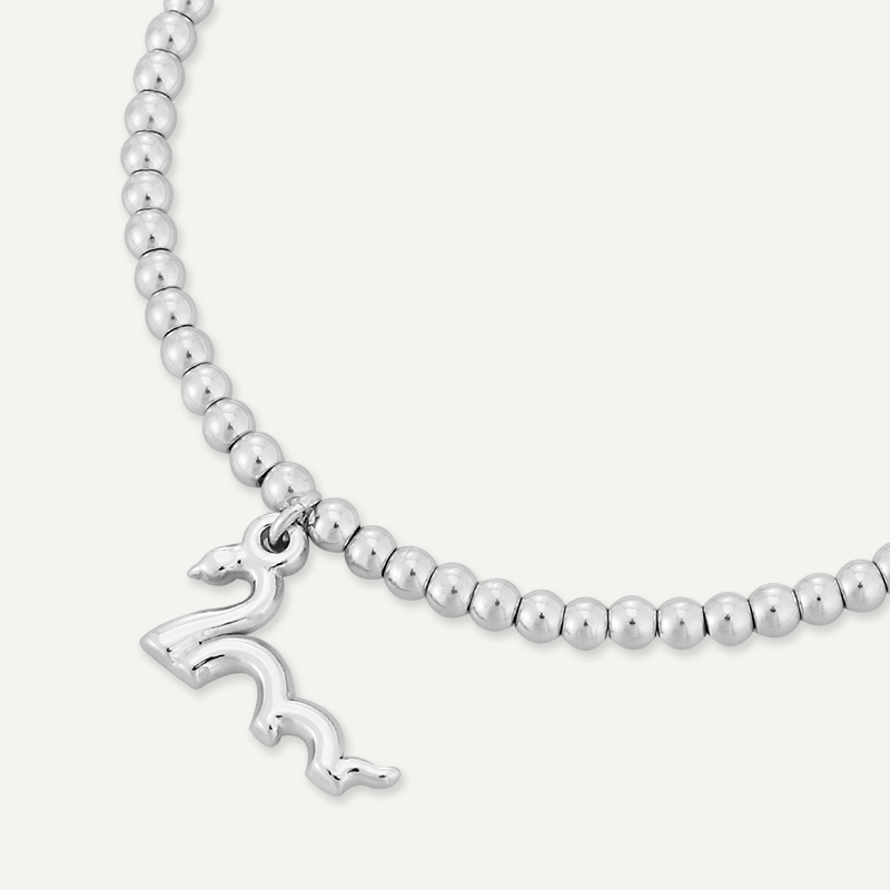 Memories: "NESSIE" | Loch Ness Monster Bracelet | White Gold-Plated