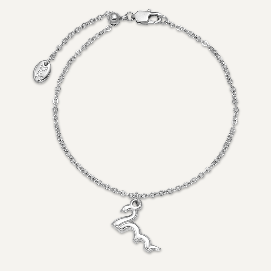 Memories: "NESSIE" | Loch ness Bracelet | White Gold-Plated