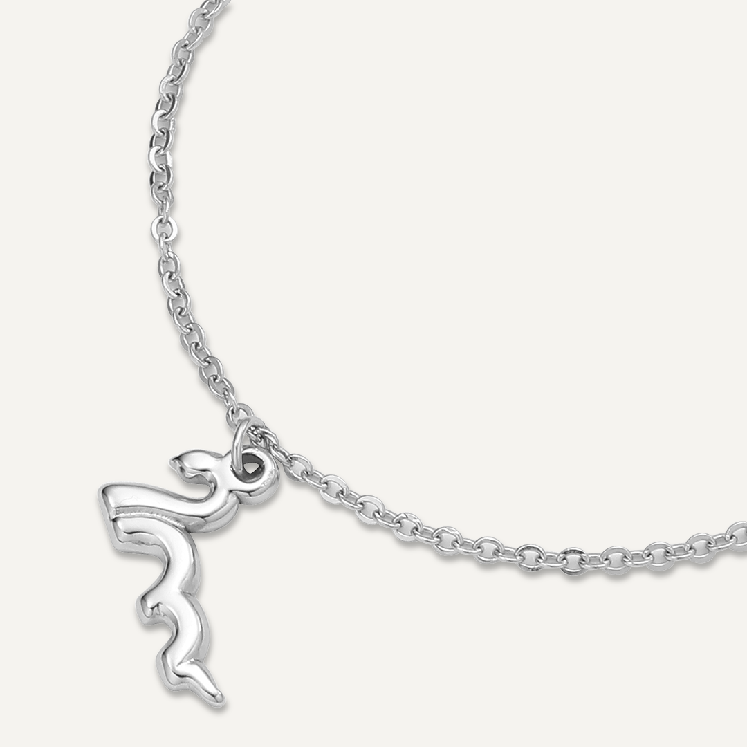 Memories: "NESSIE" | Loch ness Bracelet | White Gold-Plated