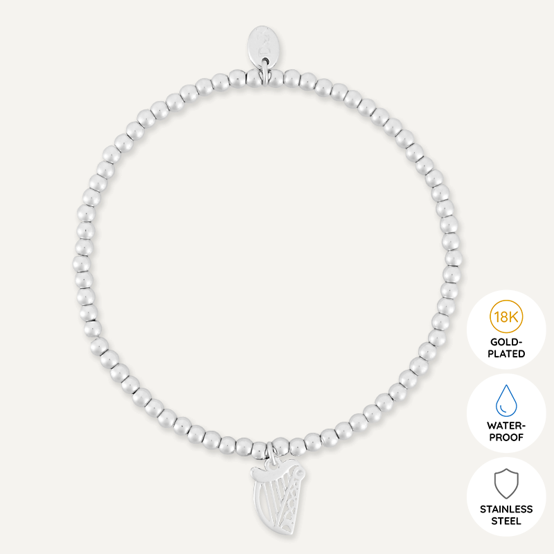 Memories: "OIRISH 'ARP" | Arp Bracelet | White Gold-Plated