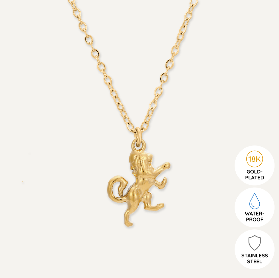 Memories: "ROAR" | Lion Necklace | 18K Gold-Plated