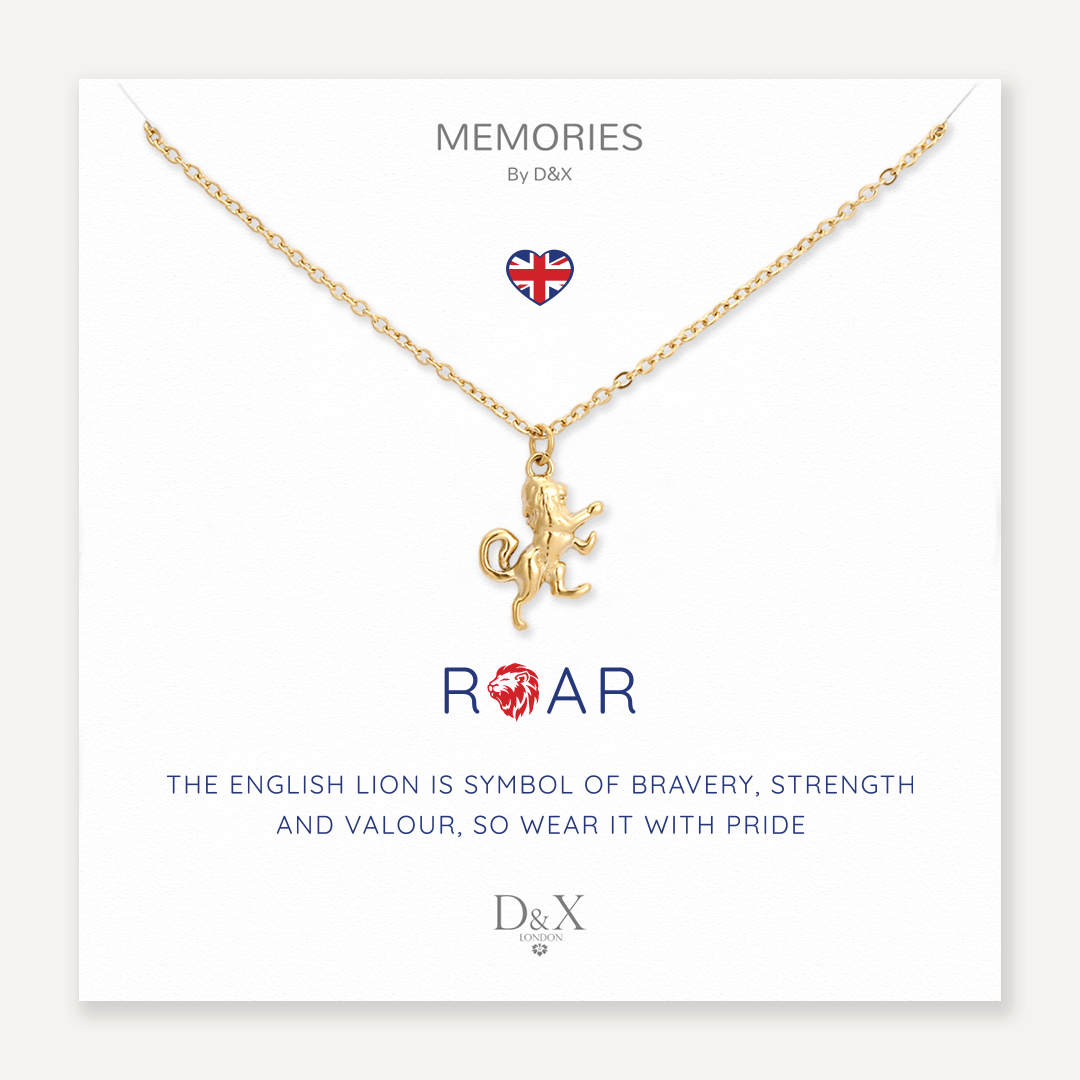 Memories: "ROAR" | Lion Necklace | 18K Gold-Plated