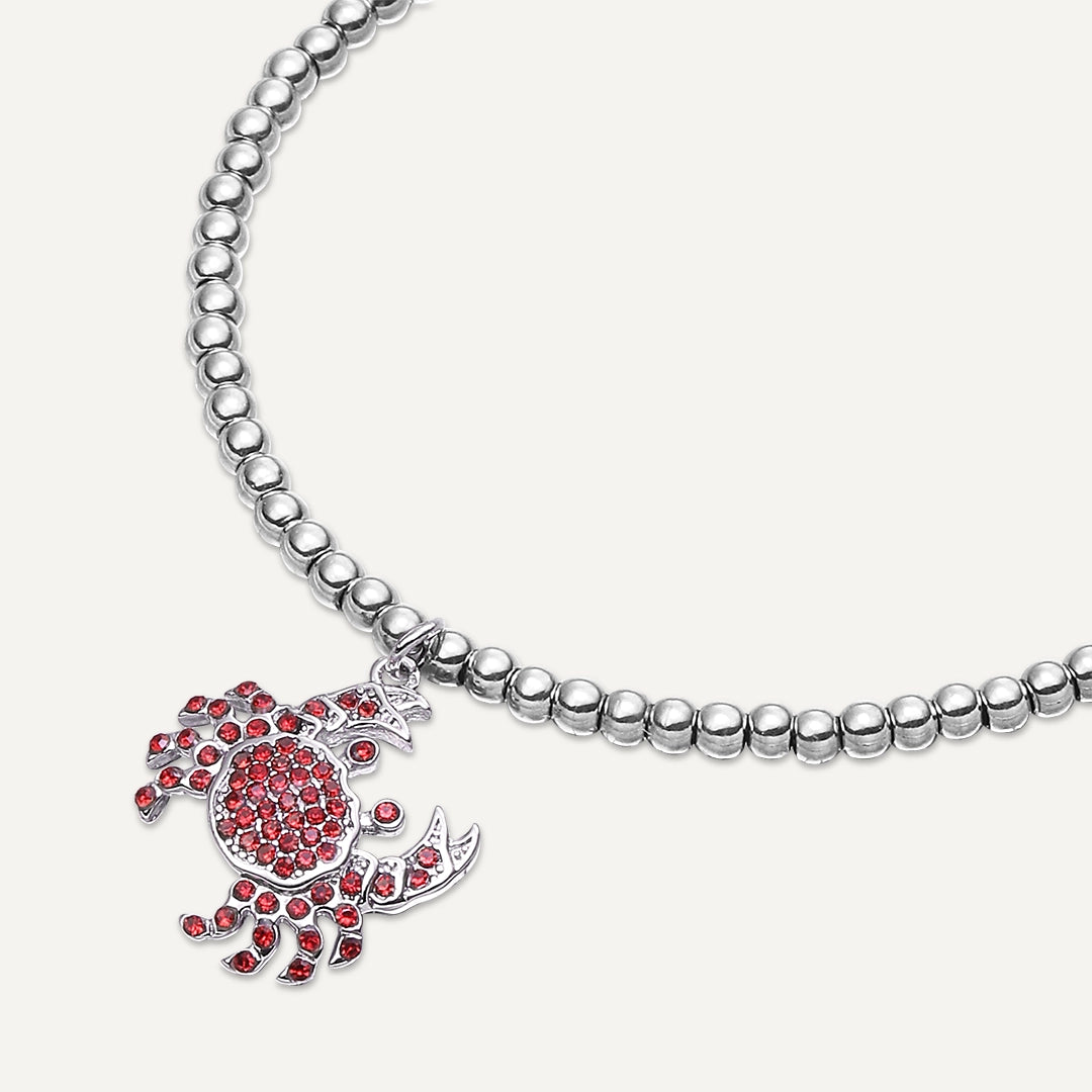 Memories: "CRAB-SOLUTELY AMAZING" | Crab Bracelet  | White Gold-Plated