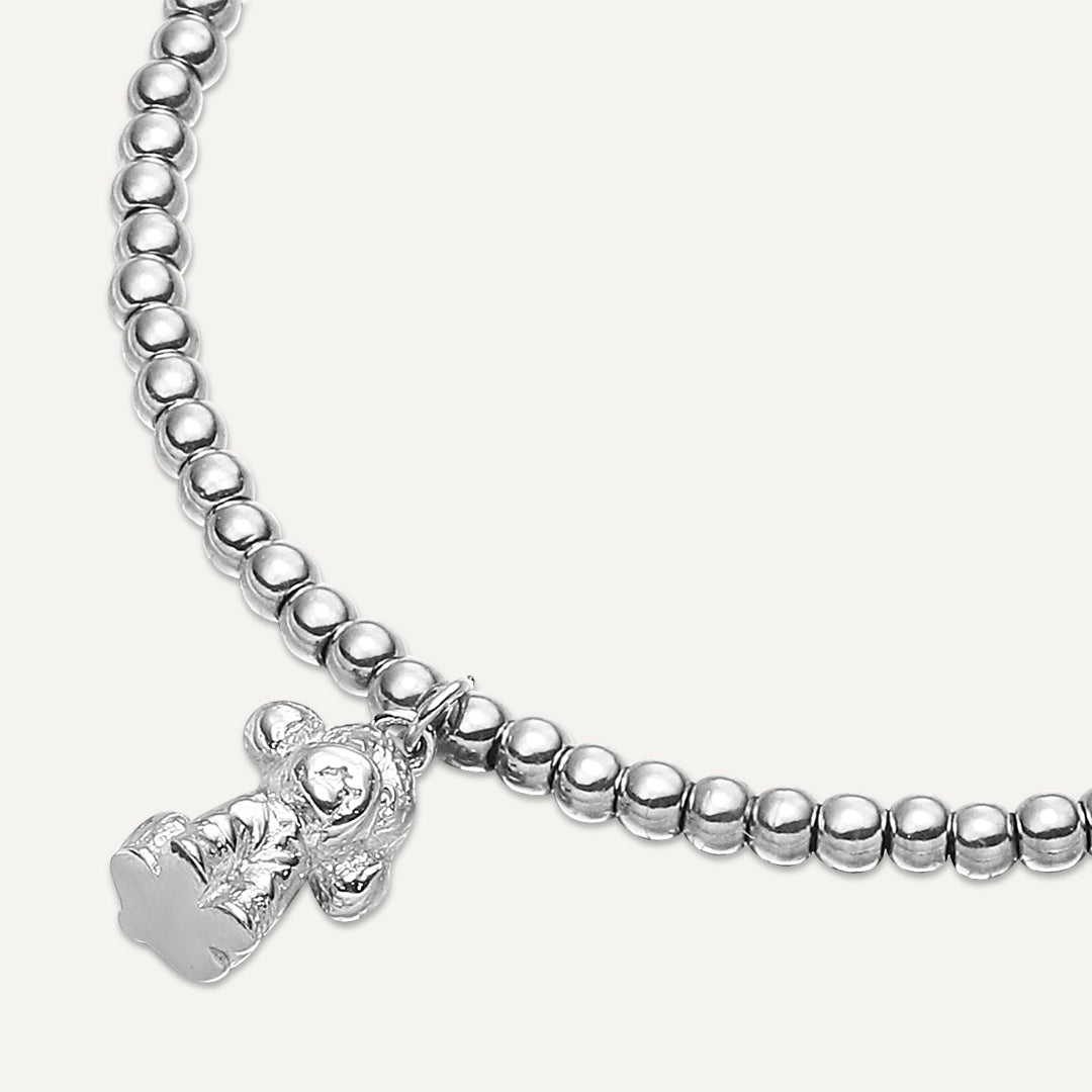 Memories: "DOGS…" | Dog Bracelet | White Gold-Plated