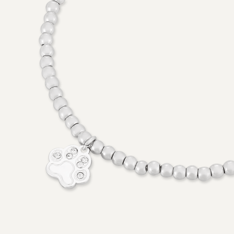 Memories: "CATS…" | Cat Bracelet | White Gold-Plated