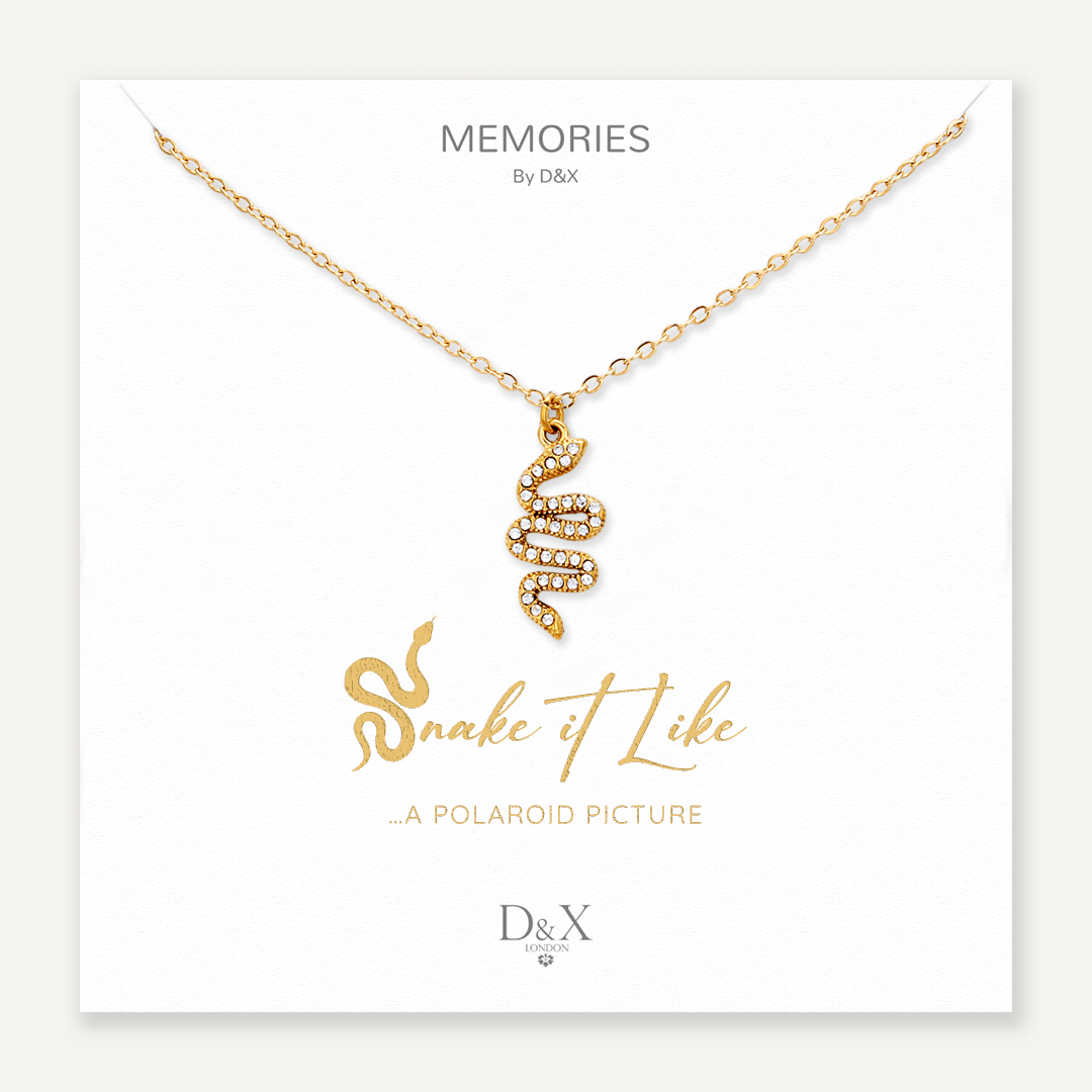 Memories: "SNAKE IT LIKE…" | Snake Necklace | 18K Gold-Plated