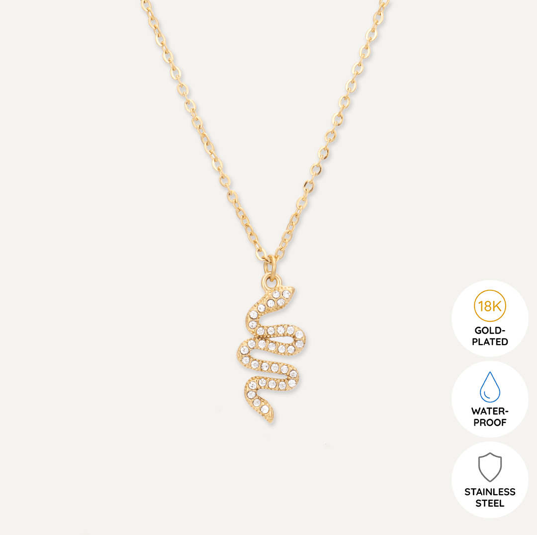 Memories: "SNAKE IT LIKE…" | Snake Necklace | 18K Gold-Plated