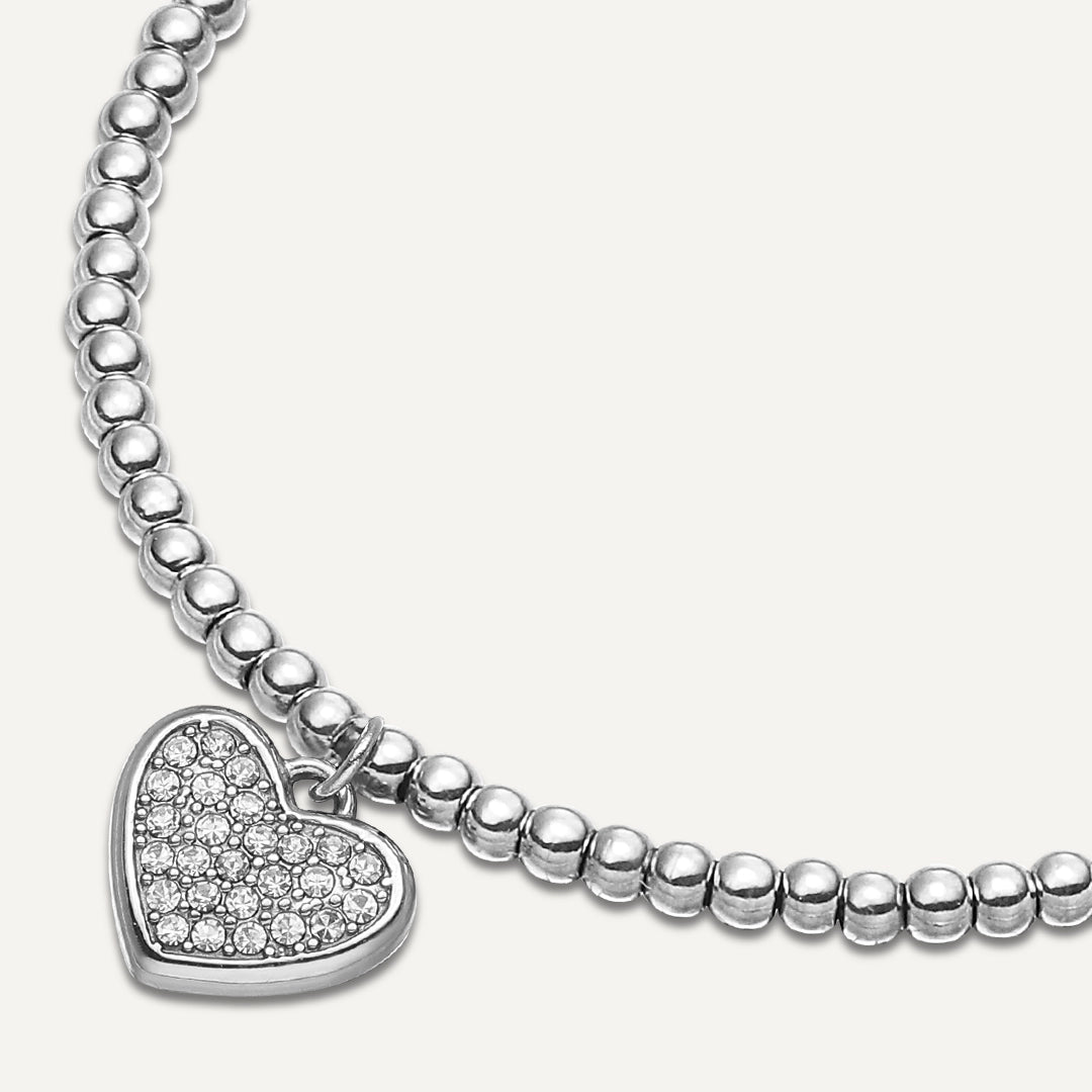 Memories: "YOU'RE SPECIAL" | Heart Bracelet | White Gold-Plated