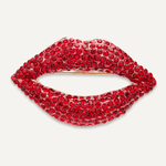 90s Lips Crystal Pin Brooch - D&X Retail