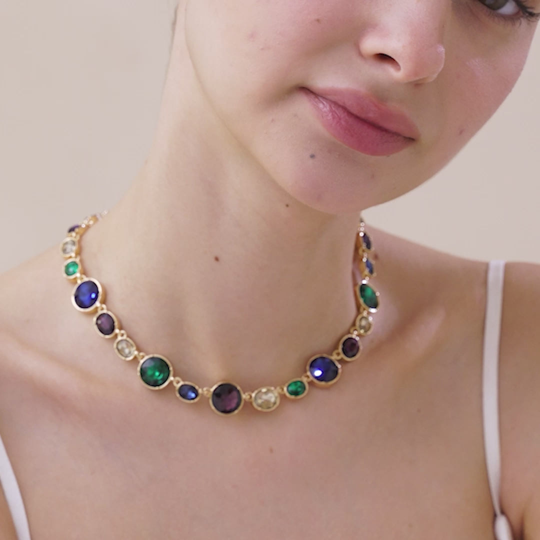 Fashion-Necklace store Multicolor/Gold-Tone 9989