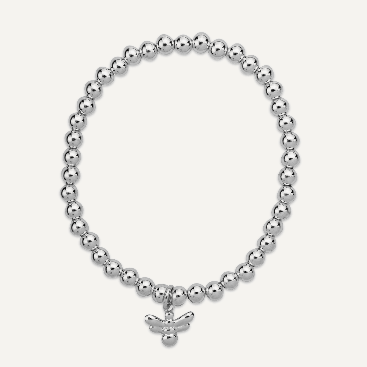 Emily Silver Bee Elasticated Bracelet - D&X Retail