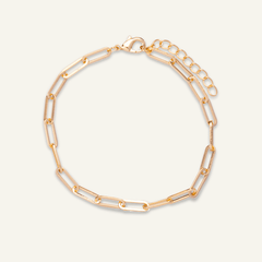 Alesha Gold Hinged Link Bracelet - D&X Retail