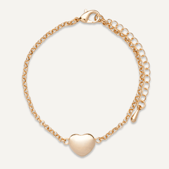 Keira Gold Heart Bracelet - D&X Retail