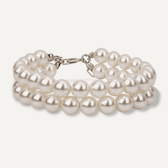 Double-row Pearl Clasp Bracelet - D&X Retail