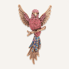Crystal Hummingbird Pin Brooch - D&X Retail