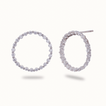 Geo Cubic Zirconia Stud Earrings - D&X Retail