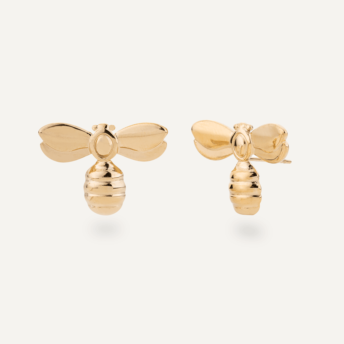 Keira Gold Bee Stud Earrings - D&X Retail