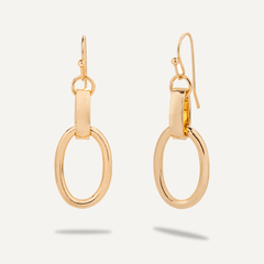 Alesha Gold Double Hoop Earrings - D&X Retail