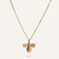 Keira Gold Bee Pendant Necklace - D&X Retail