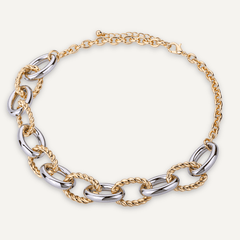 Alesha Short Rope Necklace In Gold - D&X Retail
