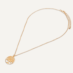Eternal Tree of Life Short Necklace In Gold - D&X Retail