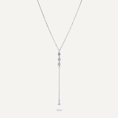 Keira Short Cubic Zirconia Necklace In Silver - D&X Retail