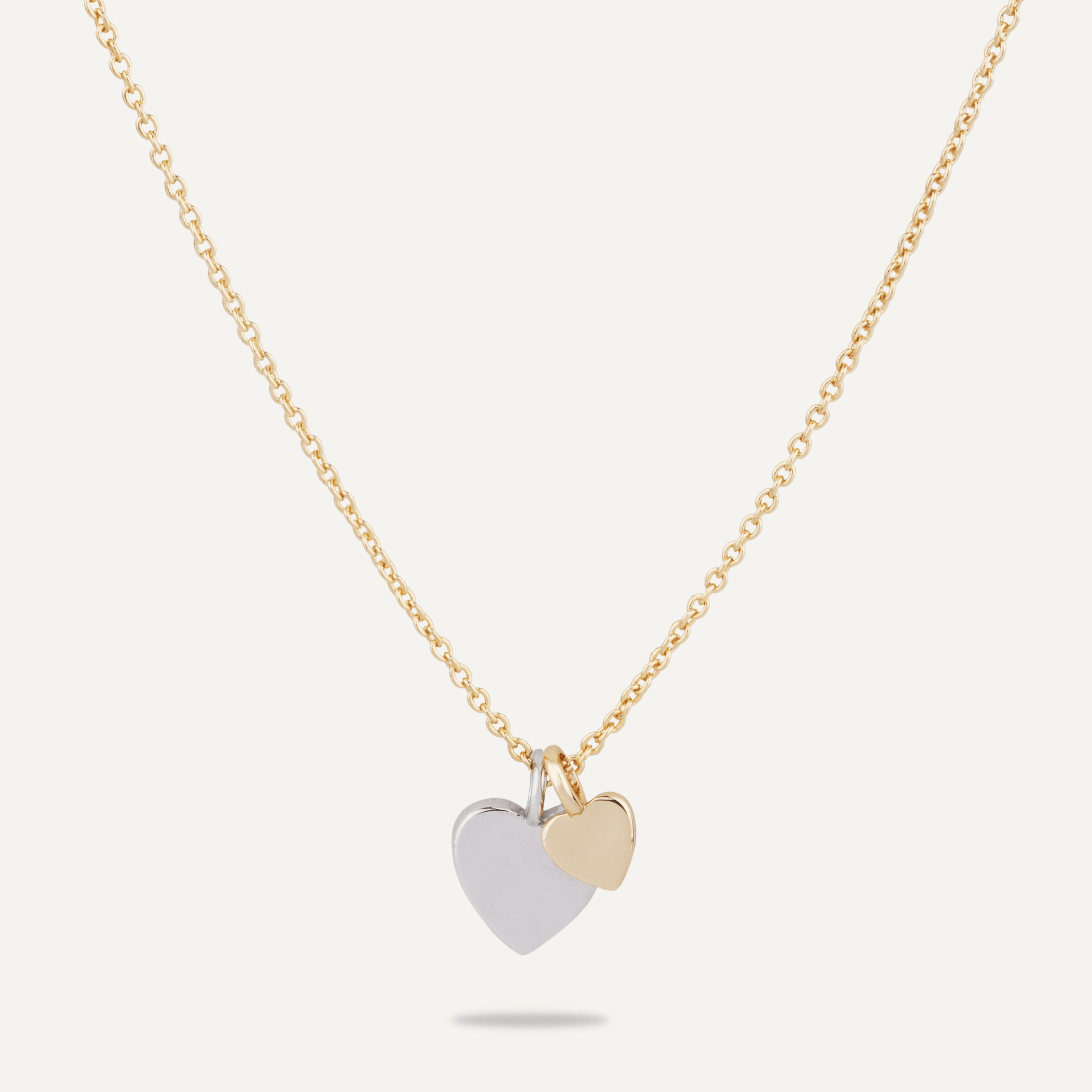 Keira Gold Mixed Heart Duo Necklace - D&X Retail