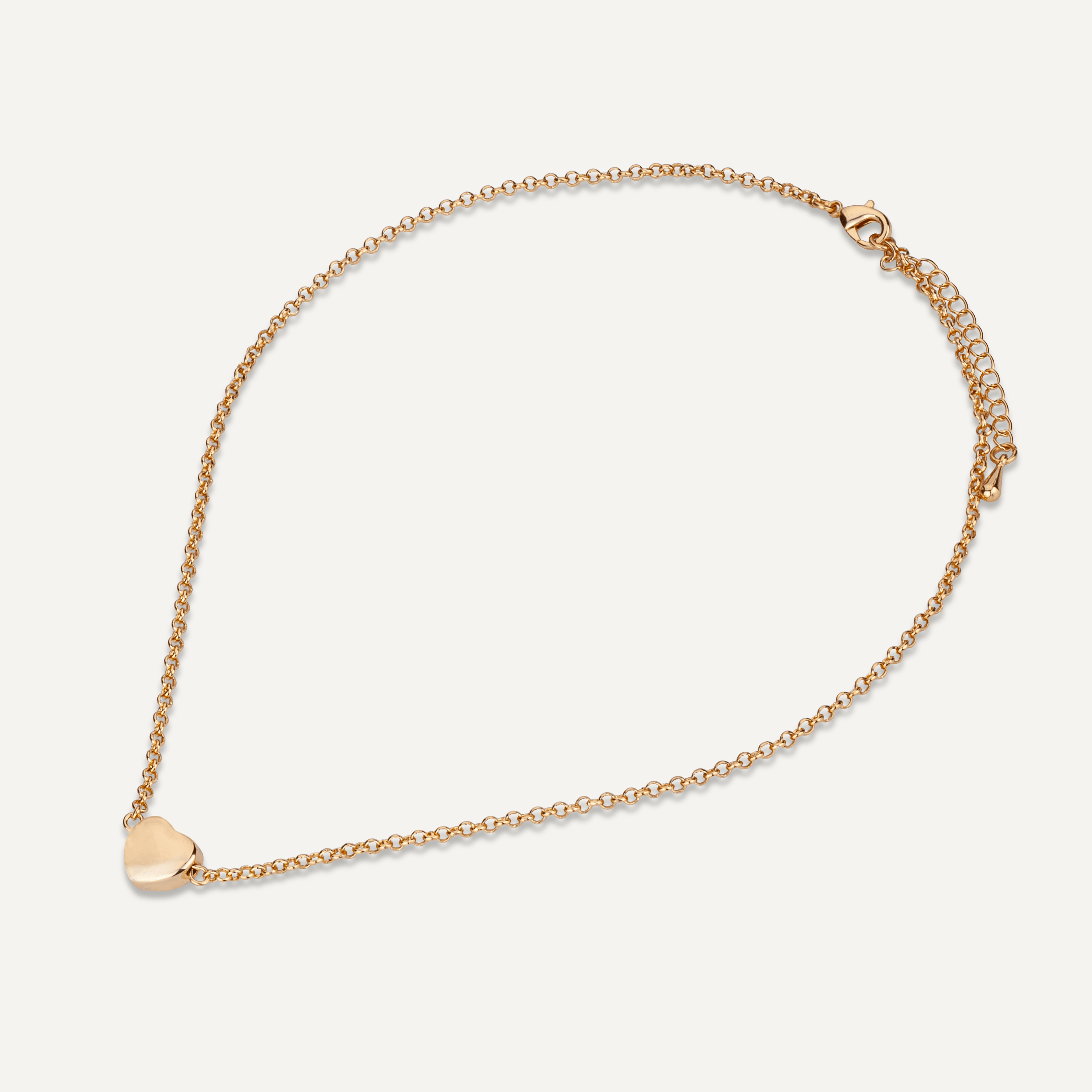 Keira Gold Heart Necklace - D&X Retail
