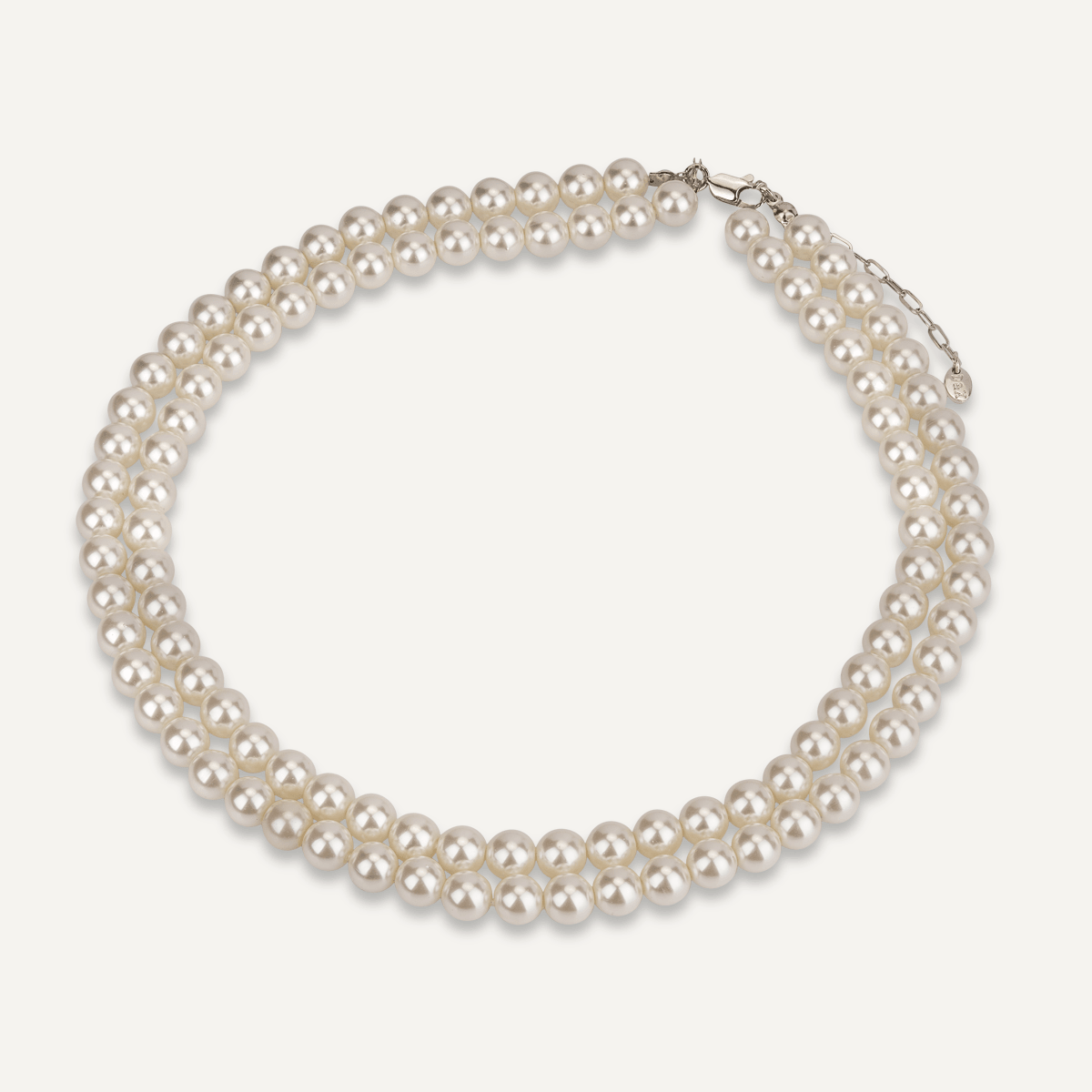 Double-Row Mother Of Pearl Necklace - D&X Retail