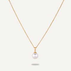 Gold Chain With A Mother Of Pearl Pendant - D&X Retail