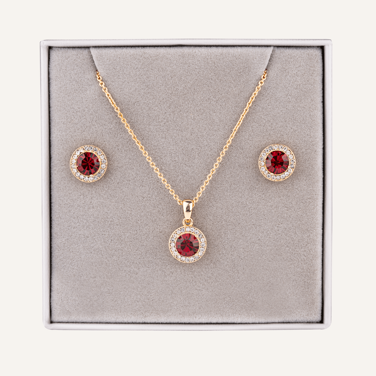 Ruby 2025 birthstone necklace